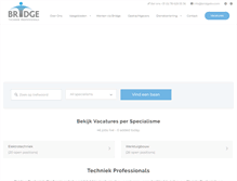 Tablet Screenshot of bridgebv.com